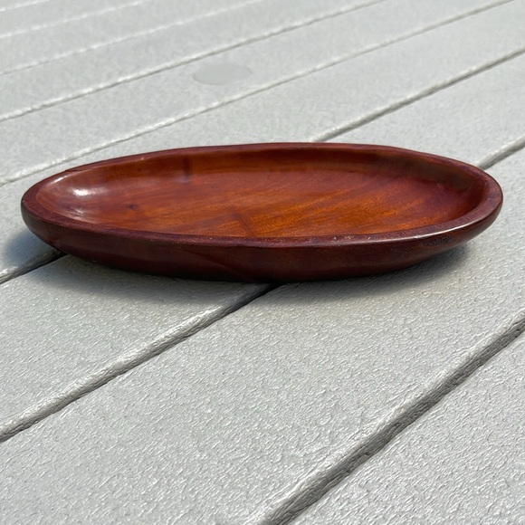 Small Oval Wood Bowl - Picture 5 of 7